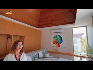 the realtor showed the villa but then jumped on the dick