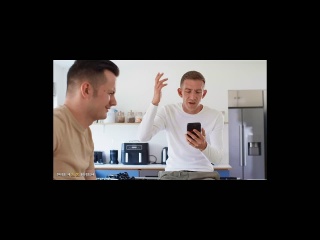 two guys fucked a lady on the bed