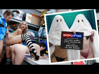 [shoplyfter] juliana marie, lola valentine - their ghost sheets won’t hide their tits much longer